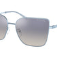 Michael Kors BASTIA MK1108 Butterfly Sunglasses  1400V6-LIGHT AZURE 57-16-145 - Color Map light blue
