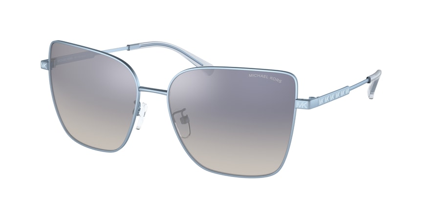Michael Kors BASTIA MK1108 Butterfly Sunglasses  1400V6-LIGHT AZURE 57-16-145 - Color Map light blue