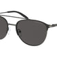 Michael Kors DUNE MK1111 Round Sunglasses  100487-MATTE BLACK 54-18-145 - Color Map black