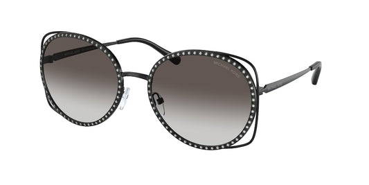 Michael Kors RIALTO MK1118B Round Sunglasses  10058G-BLACK 57-20-140 - Color Map black