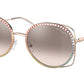 Michael Kors RIALTO MK1118B Round Sunglasses  11098Z-ROSE GOLD 57-20-140 - Color Map pink