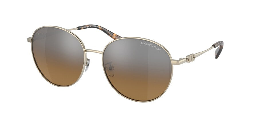 Michael Kors ALPINE MK1119 Round Sunglasses  101484-LIGHT GOLD 57-16-140 - Color Map gold