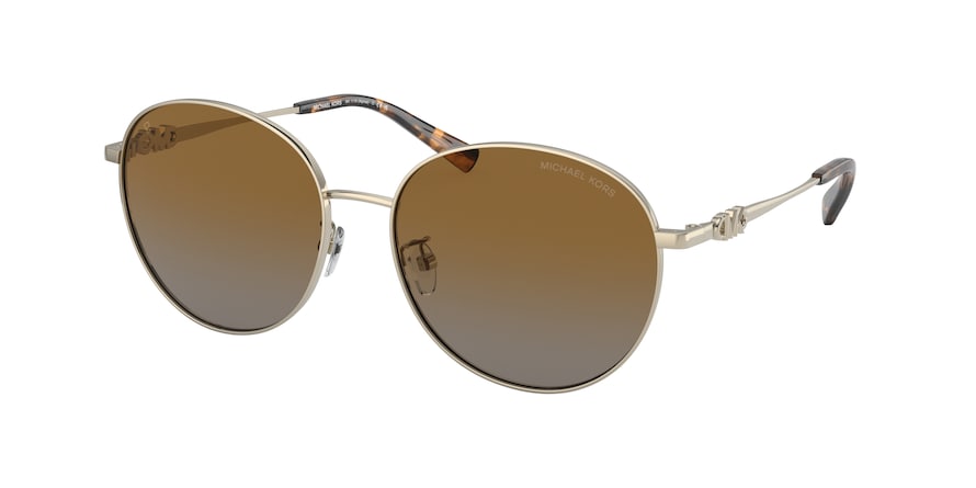 Michael Kors ALPINE MK1119 Round Sunglasses  1014T5-LIGHT GOLD 57-16-140 - Color Map gold