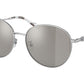 Michael Kors ALPINE MK1119 Round Sunglasses  11536G-SILVER 57-16-140 - Color Map silver