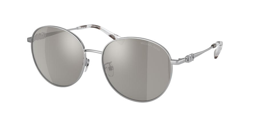 Michael Kors ALPINE MK1119 Round Sunglasses  11536G-SILVER 57-16-140 - Color Map silver