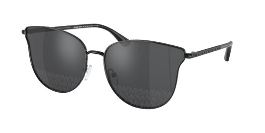 Michael Kors SALT LAKE CITY MK1120 Round Sunglasses  10056G-SHINY BLACK 62-16-145 - Color Map black