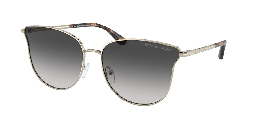 Michael Kors SALT LAKE CITY MK1120 Round Sunglasses  10148G-LIGHT GOLD 62-16-145 - Color Map gold