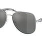 Michael Kors CHIANTI MK1121 Pilot Sunglasses  115388-SILVER 58-15-140 - Color Map silver
