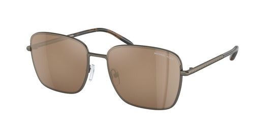 Michael Kors BURLINGTON MK1123 Square Sunglasses  10017P-MATTE HUSK 57-16-145 - Color Map bronze/copper