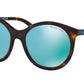 Michael Kors ISLAND TROPICS MK2034 Round Sunglasses  320225-DK TORTOISE 55-18-140 - Color Map havana