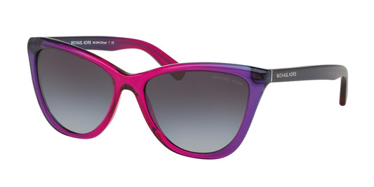 Michael Kors DIVYA MK2040F Cat Eye Sunglasses  322011-VIOLET PURPLE GRADIENT 57-17-140 - Color Map violet