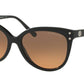 Michael Kors JAN MK2045F Cat Eye Sunglasses  317711-BLACK 55-16-140 - Color Map black