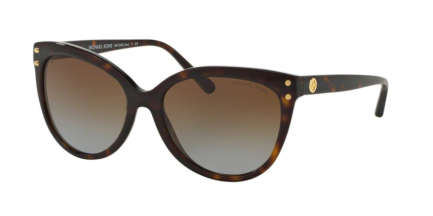 Michael Kors JAN MK2045 Cat Eye Sunglasses  3006T5-DARK TORTOISE 55-16-140 - Color Map havana