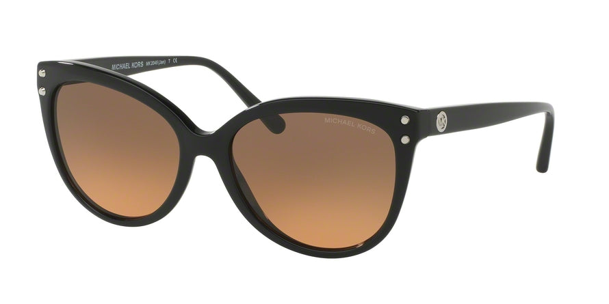 Michael Kors JAN MK2045 Cat Eye Sunglasses  317711-BLACK 55-16-140 - Color Map black