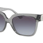 Michael Kors ENA MK2054 Square Sunglasses  329911-GREY TRANSPARENT 55-16-140 - Color Map grey