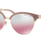 Michael Kors AMALFI MK2057 Cat Eye Sunglasses  33097E-MILKY PINK/ROSE GOLD TONE 56-17-140 - Color Map gold