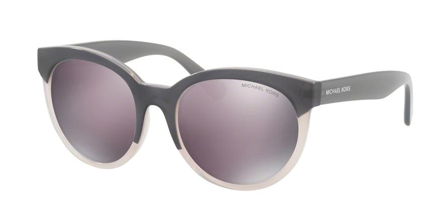 Michael Kors CARTAGENA MK2059 Round Sunglasses  33185R-MILKY GREY/MILKY IVORY 54-19-140 - Color Map grey