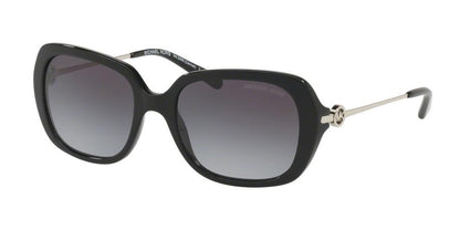 Michael Kors CARMEL MK2065 Rectangle Sunglasses  30058G-BLACK 54-18-140 - Color Map black