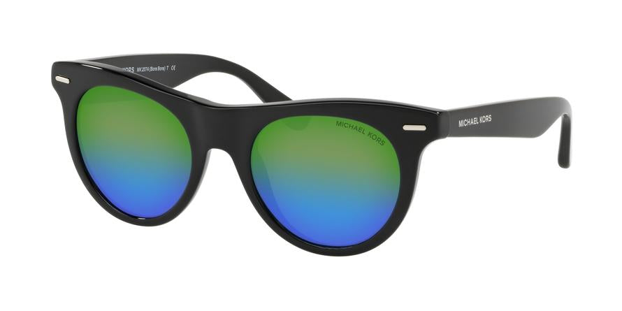 Michael Kors BORA BORA MK2074F Cat Eye Sunglasses  3005U1-BLACK ACETATE 49-20-140 - Color Map black