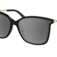 Michael Kors ZERMATT MK2079U Square Sunglasses  333282-BLACK 61-17-140 - Color Map black