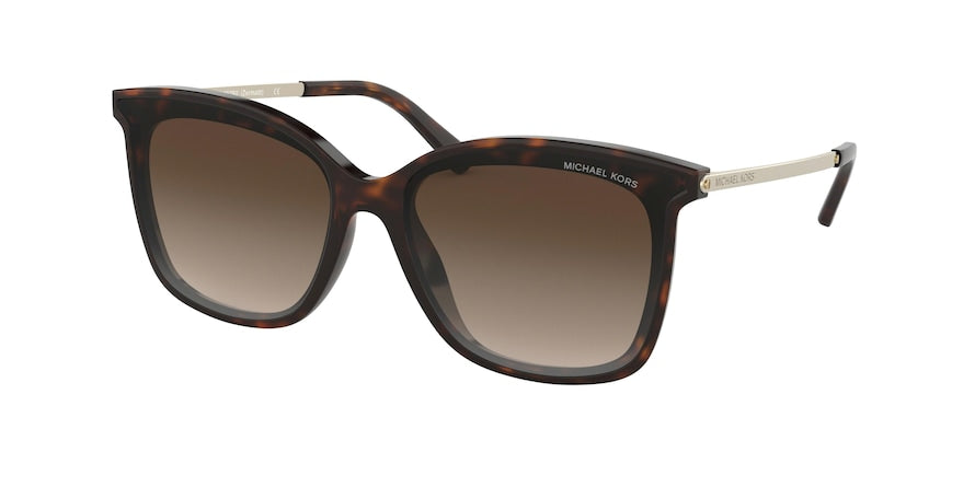 Michael Kors ZERMATT MK2079U Square Sunglasses  333313-DARK TORTOISE 61-17-140 - Color Map havana