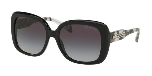 Michael Kors MK2081F Rectangle Sunglasses  30058G-BLACK 56-17-140 - Color Map black