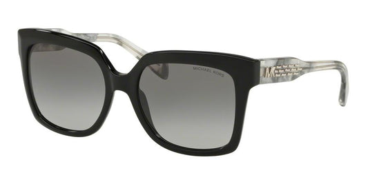 Michael Kors MK2082F Square Sunglasses  300511-BLACK 55-18-145 - Color Map black