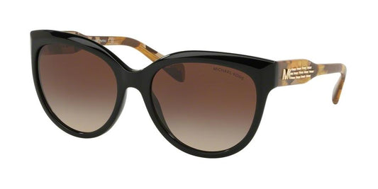 Michael Kors MK2083F Round Sunglasses  300513-BLACK 57-18-140 - Color Map black