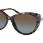 Michael Kors GALAPAGOS MK2092F Cat Eye Sunglasses  327948-BLUE FLECK TORT 56-16-140 - Color Map havana