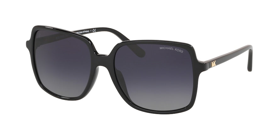 Michael Kors ISLE OF PALMS MK2098U Square Sunglasses  3781T3-BLACK 56-17-140 - Color Map black
