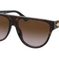Michael Kors BARROW MK2111 Irregular Sunglasses  300613-DK TORT 57-15-140 - Color Map havana