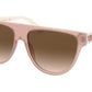 Michael Kors BARROW MK2111 Irregular Sunglasses  318413-MILKY BLUSH 57-15-140 - Color Map white