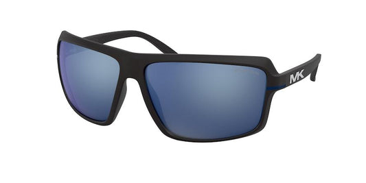 Michael Kors CARSON MK2114 Rectangle Sunglasses  333255-MATTE BLACK 66-14-125 - Color Map black