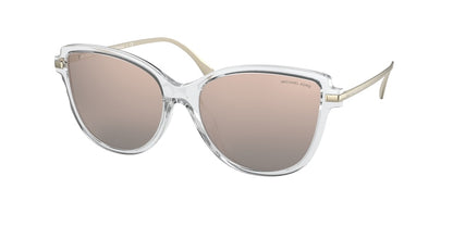 Michael Kors SORRENTO MK2130U Cat Eye Sunglasses  3005M5-TRANSPARENT 56-16-140 - Color Map clear