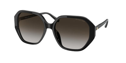 Michael Kors PASADENA MK2138U Irregular Sunglasses  30058G-BLACK 57-17-140 - Color Map black