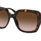 Michael Kors MANHASSET MK2140 Square Sunglasses  300613-DARK TORTOISE 55-18-140 - Color Map havana