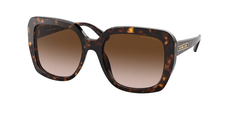 Michael Kors MANHASSET MK2140 Square Sunglasses  300613-DARK TORTOISE 55-18-140 - Color Map havana