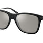 Michael Kors RENO MK2155 Square Sunglasses  30046G-BLACK 55-18-145 - Color Map black