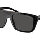 Michael Kors BYRON MK2159 Rectangle Sunglasses  300587-BLACK 55-19-145 - Color Map black
