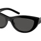 Michael Kors RIO MK2160 Cat Eye Sunglasses  300587-BLACK 54-18-140 - Color Map black