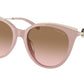 Michael Kors MONTAUK MK2162U Round Sunglasses  311111-SOLID DUSTY ROSE 53-18-140 - Color Map pink