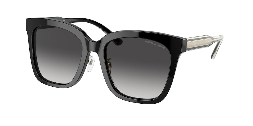 Michael Kors SAN MARINO MK2163F Square Sunglasses  30058G-BLACK 55-19-145 - Color Map black