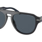 Michael Kors BURBANK MK2166 Pilot Sunglasses  300287-SOLID NAVY 56-19-145 - Color Map blue