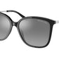 Michael Kors AVELLINO MK2169 Square Sunglasses  300582-BLACK 56-16-140 - Color Map black
