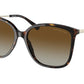 Michael Kors AVELLINO MK2169 Square Sunglasses  3006T5-DARK TORTOISE 56-16-140 - Color Map havana