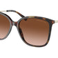 Michael Kors AVELLINO MK2169 Square Sunglasses  39043B-AMBER TORTOISE 56-16-140 - Color Map havana