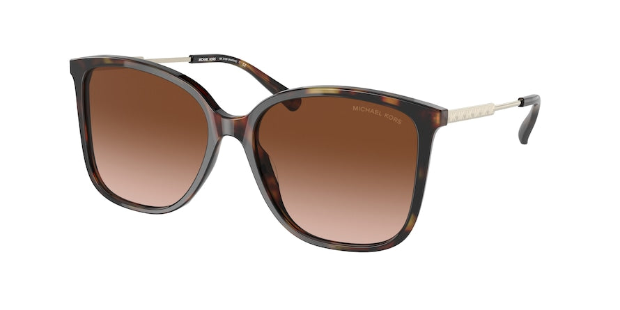 Michael Kors AVELLINO MK2169 Square Sunglasses  39043B-AMBER TORTOISE 56-16-140 - Color Map havana