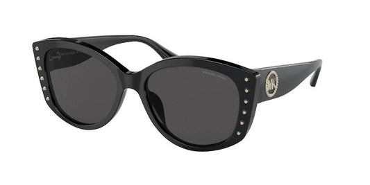 Michael Kors CHARLESTON MK2175U Irregular Sunglasses  300587-BLACK BIO 54-16-140 - Color Map black