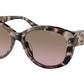 Michael Kors CHARLESTON MK2175U Irregular Sunglasses  392114-ROYAL PINK TORTOISE BIO 54-16-140 - Color Map pink