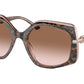 Michael Kors CHEYENNE MK2177 Irregular Sunglasses  325113-PINK TORTOISE 56-19-140 - Color Map pink